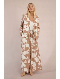 Straight and cropped blazer, printed