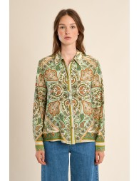Chemise légère, imprimé foulard