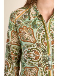 Lightweight shirt, scarf print