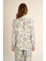 Blazer droit imprimé