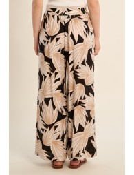 Pantalón de mujer largo, con estampado.