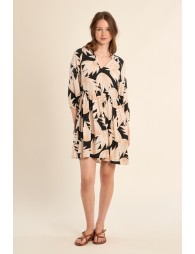 Short Babydoll Print Dress