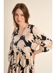 Short Babydoll Print Dress