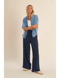 Pantalon fluide imprimé