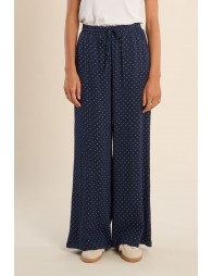 Printed flowing trousers