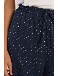 Printed flowing trousers