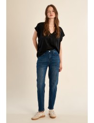 T-shirt basique parsemé de strass