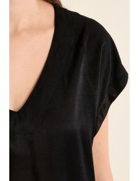 T-shirt basique parsemé de strass