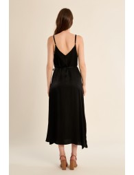 Long dress with thin straps