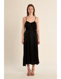 Long dress with thin straps