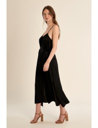 Long dress with thin straps