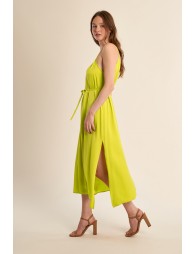 Long dress with thin straps