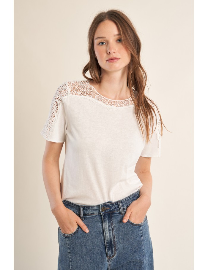 Openwork T-shirt