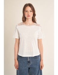 Openwork T-shirt