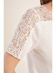 Openwork T-shirt