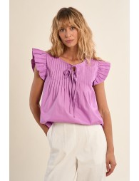 Chemisier en coton, babydoll