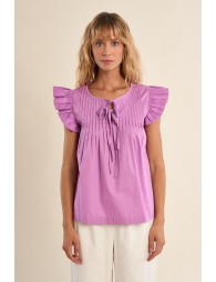 Chemisier en coton, babydoll