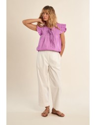 Chemisier en coton, babydoll