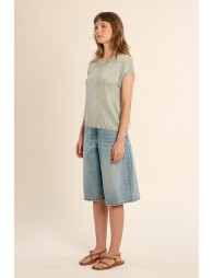 Pull en maille sans manches, col rond