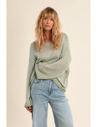 Pull en maille, col rond