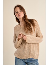 Pull en maille, col rond