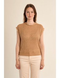 T-shirt en maille crochet