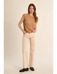 T-shirt en maille crochet