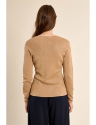 Gilet basique, col V