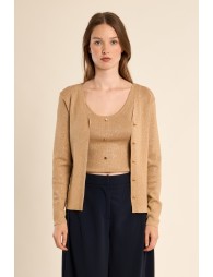 Gilet basique, col V