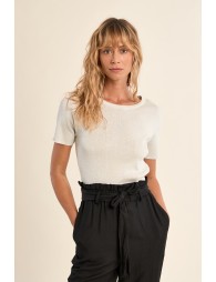 T-shirt en maille fine, irisé