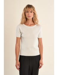 T-shirt en maille fine, irisé