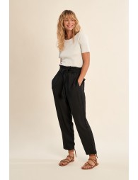 Fine, iridescent knit T-shirt