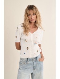 Pull manches courtes, ballon