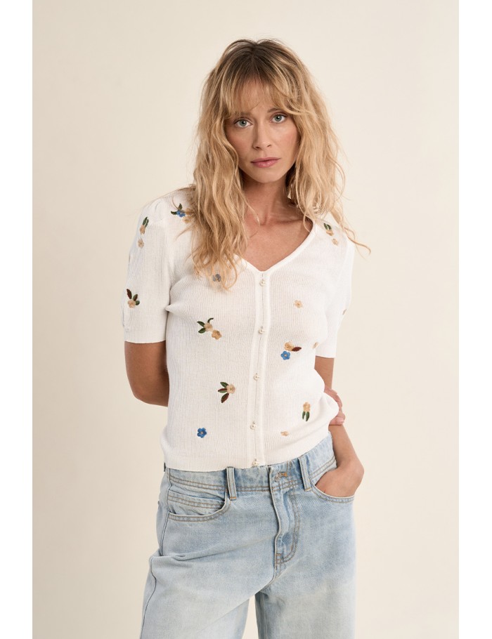 Pull manches courtes, ballon