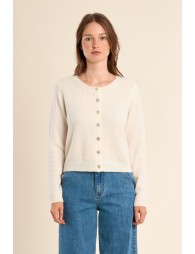 Cardigan en maille, boutonné
