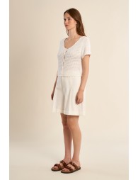 Gilet en maille crochet