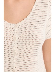 Gilet en maille crochet