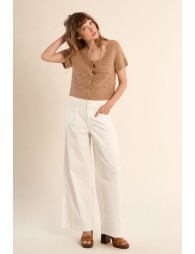 Gilet en maille crochet