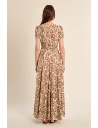 Maxi dress, printed