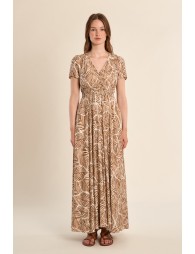 Maxi dress, printed