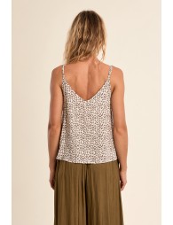 Leopard print camisole