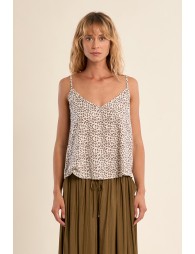 Leopard print camisole