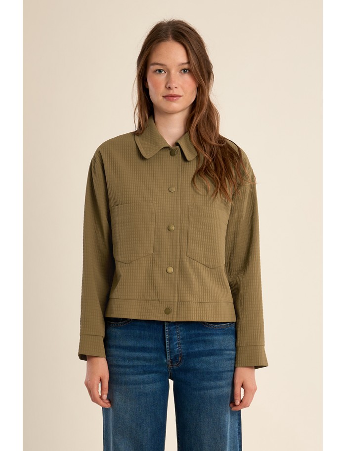 Veste matelassée, droite