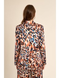 Blazer droit, imprimé