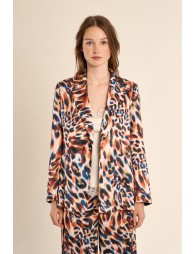 Blazer de mujer de manga larga, con cuello y solapa.