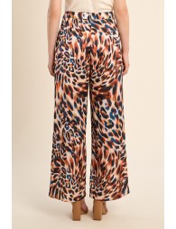 Pantalon droit, imprimé