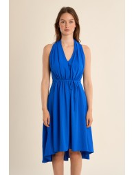 Robe courte sans manches, asymétrique