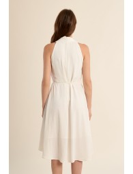 Robe courte sans manches, asymétrique