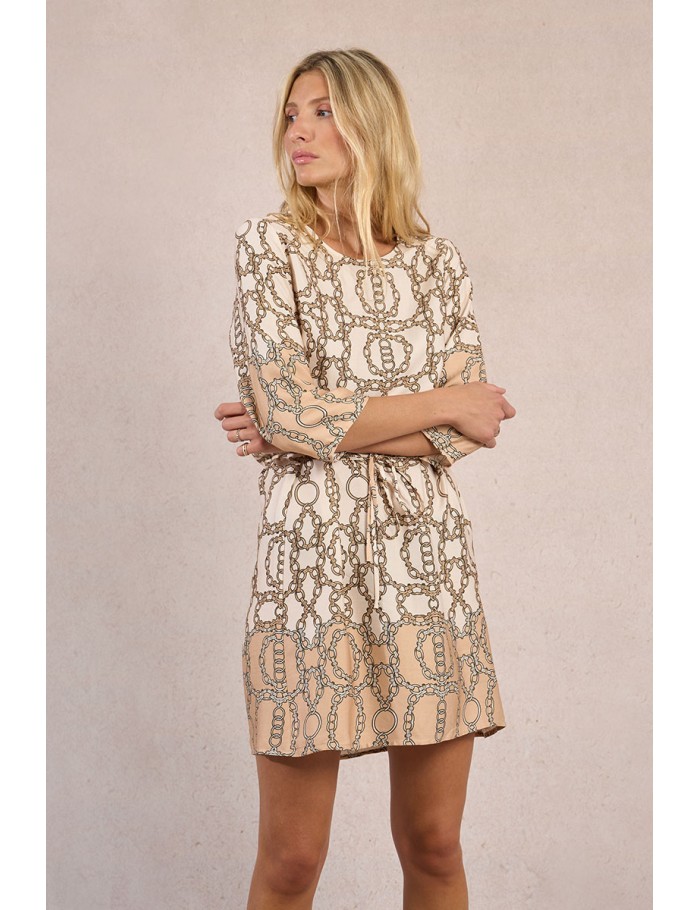 Short dress, printed