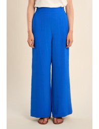 Pantalon taille haute, fluide